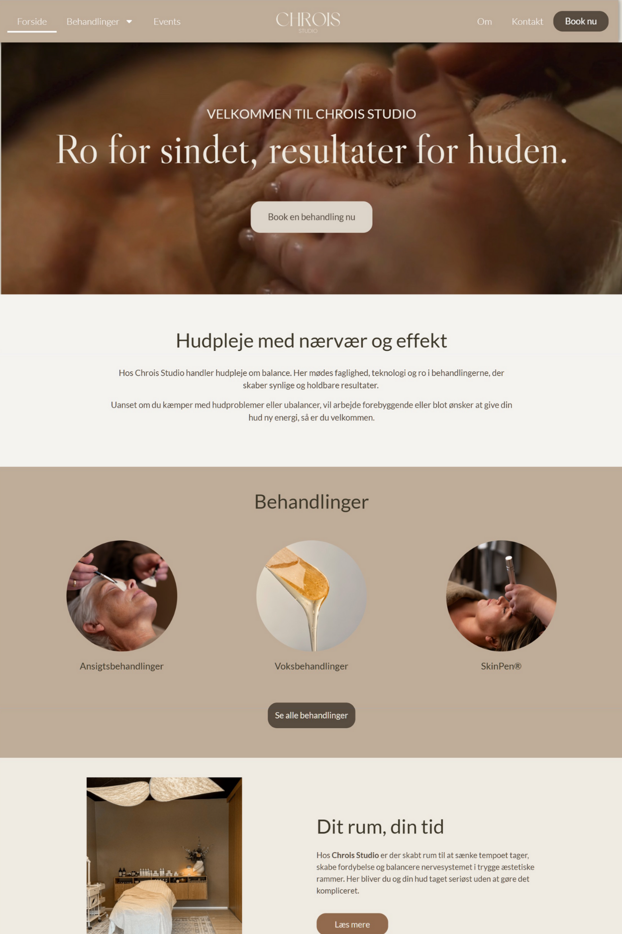 Hygge og Varme (Jordfarver, bløde former, personligt).